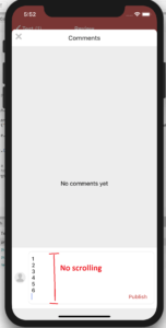 Xamarin IOS Scrolling Bottom