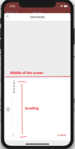 Xamarin IOS Scrolling Top