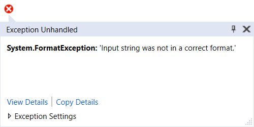 timespanformatexception